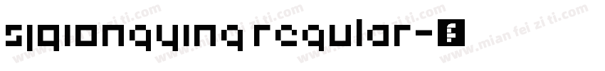sjqiongying regular字体转换
